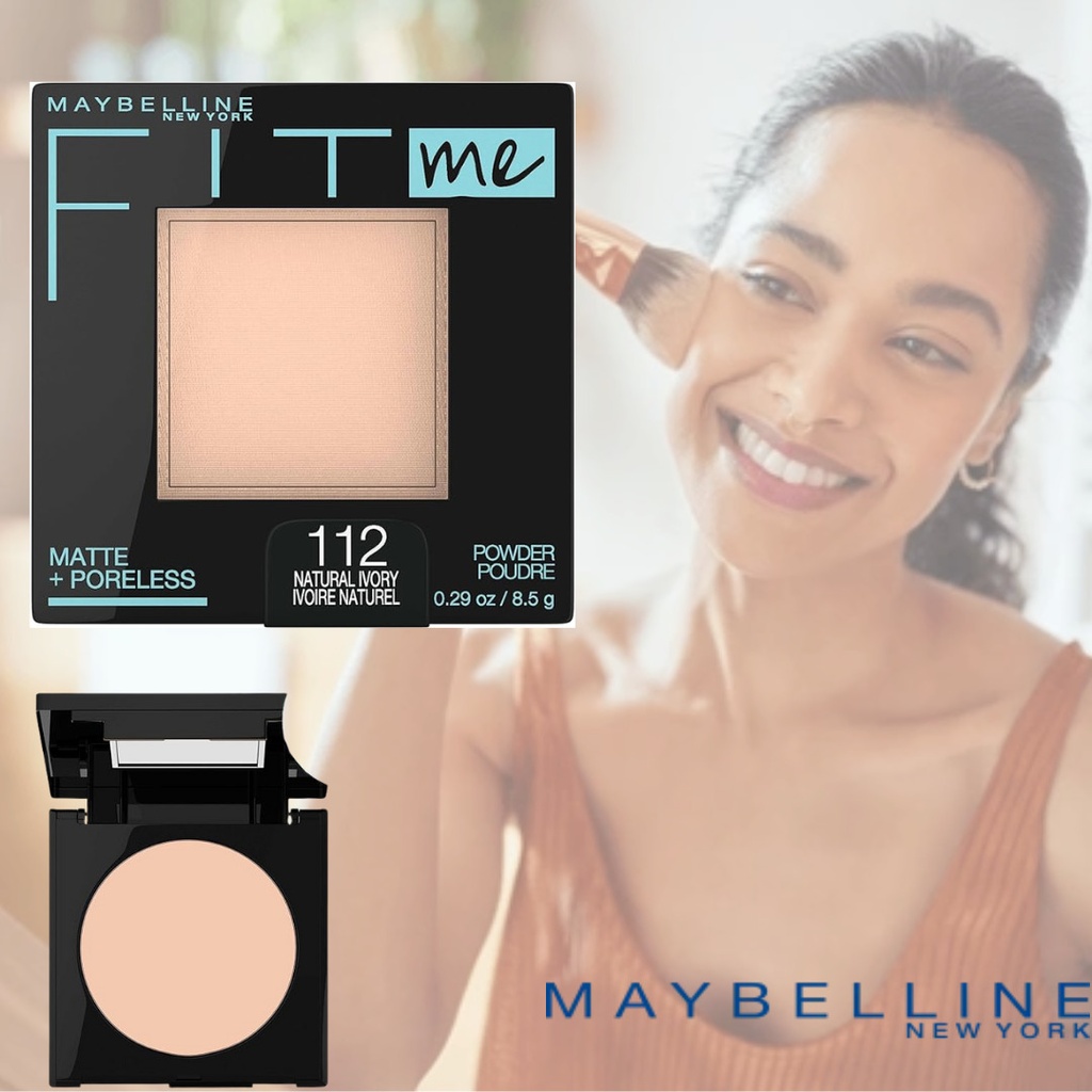 POLVOS FIT ME MAYBELLINE MATTE PORELESS